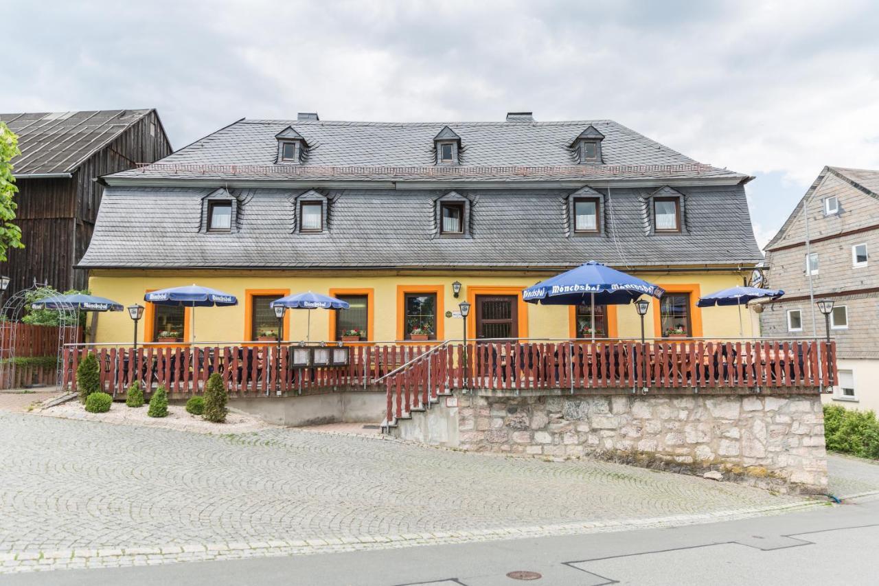 Gasthof Zum Goldenen Hirschen Hotel Geroldsgrun Bagian luar foto